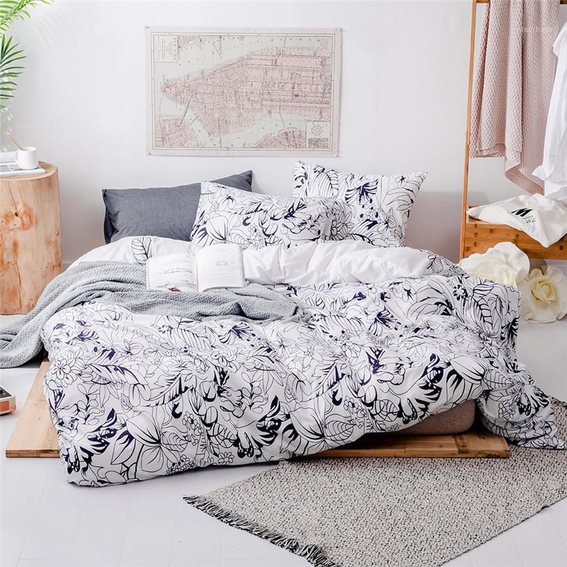 

Bonenjoy White Color Duvet Cover Set  Queen King Size Bedding Set Single American Size Beddings and Bed Sets1, Hnaluo