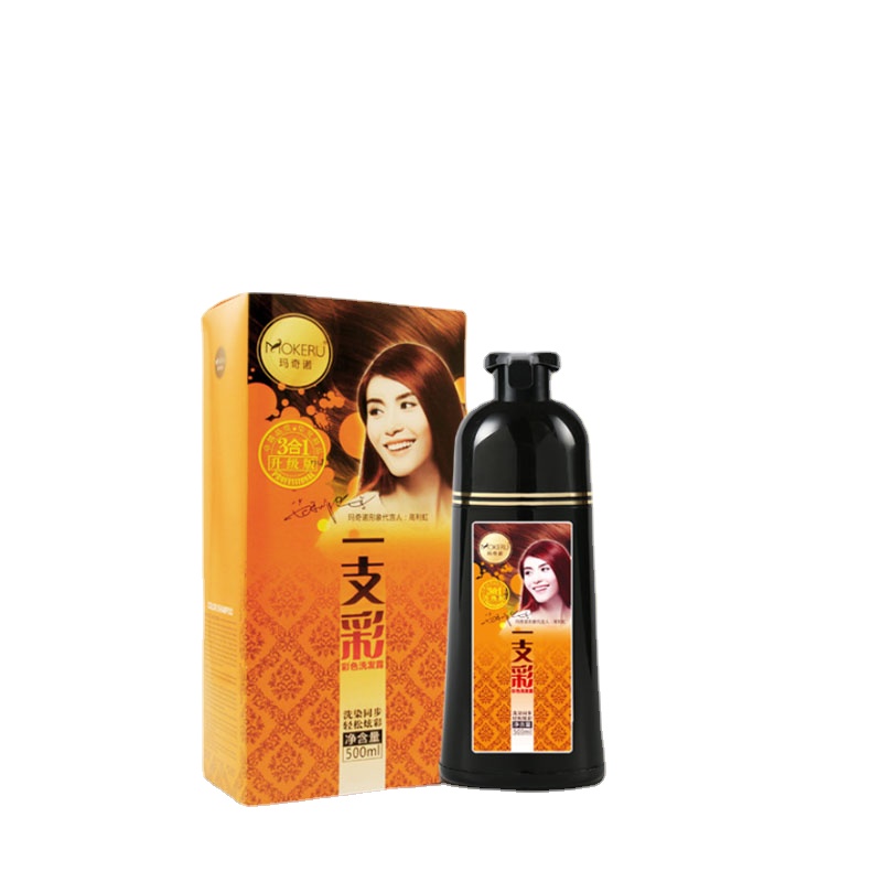 

Colored Multicolor Hair dyeing Shampoo Permanent Hair Color Dyes Shampoo 500ml