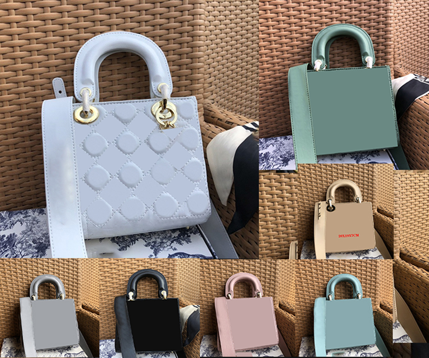 

Top 3A brand 20cm designer luxury belt box lady shoulder bag leather houndstooth fabric CrossBodybag saddle handbag high quality handbag, #1