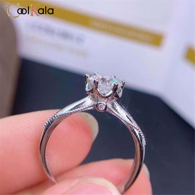 

Wedding Rings Coolkala Hearts And Eight Arrows Flash Zircon Mosang Open Ring Female Net Red Live Jewelry