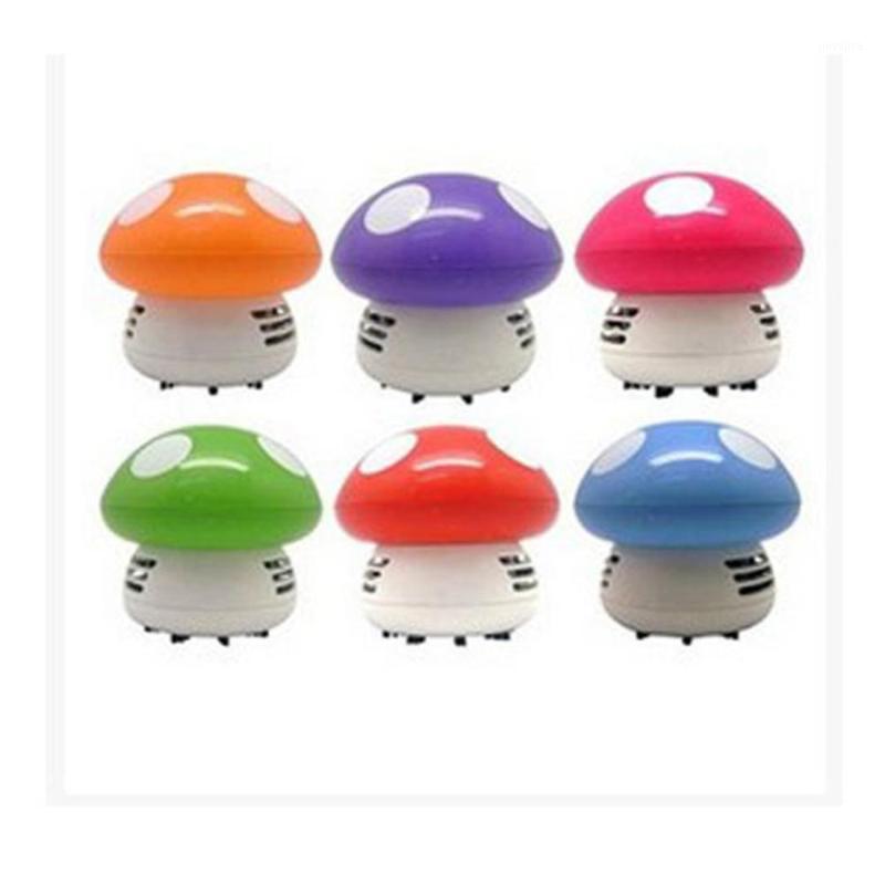 

Mini Vacuum Cleaner 6 Colors Cute Mini Mushroom Corner Desk Table Dust Vacuum Cleaner For Car Home Computer Sweeper1