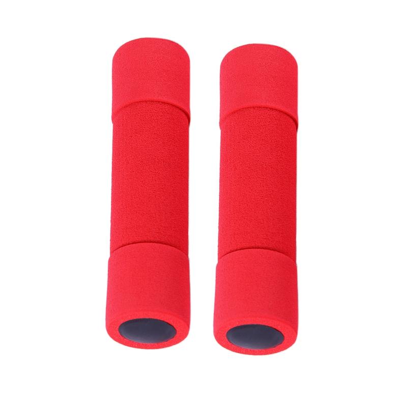 

2PCS 0.5Kg Foam Small Dumbbell Ladies Dumbbell Thin Arm Yoga Training Device, Red