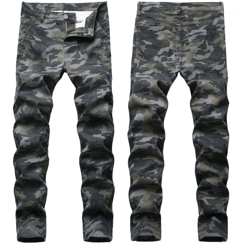 

Casual Camouflage Straight Jeans Pants Men's 2022 High Street