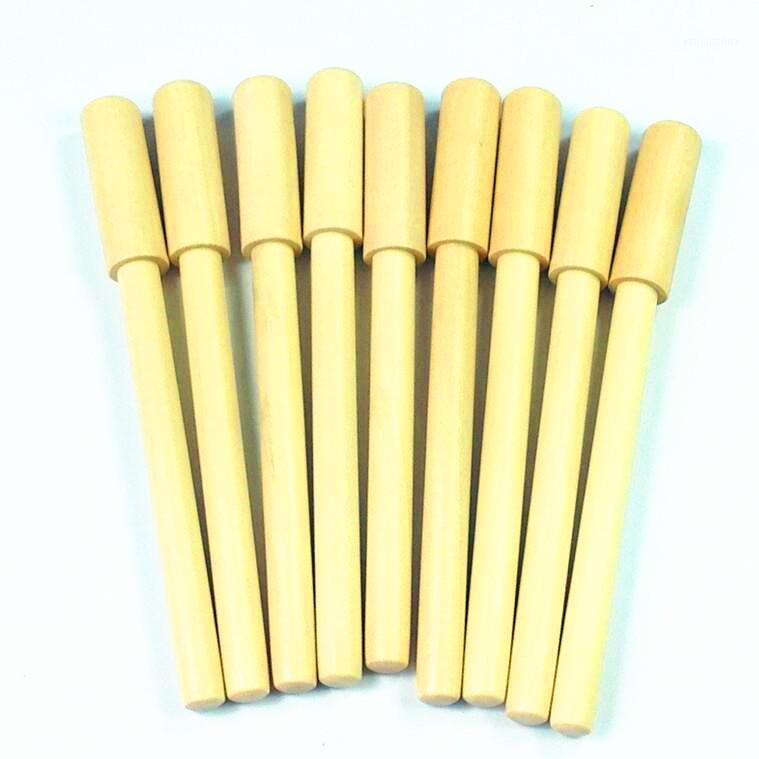 

3pcs/lot Students' DIY Non-toxic natural log wood ballpoint pen with cap drawing ball pen office school supplies1, As pic