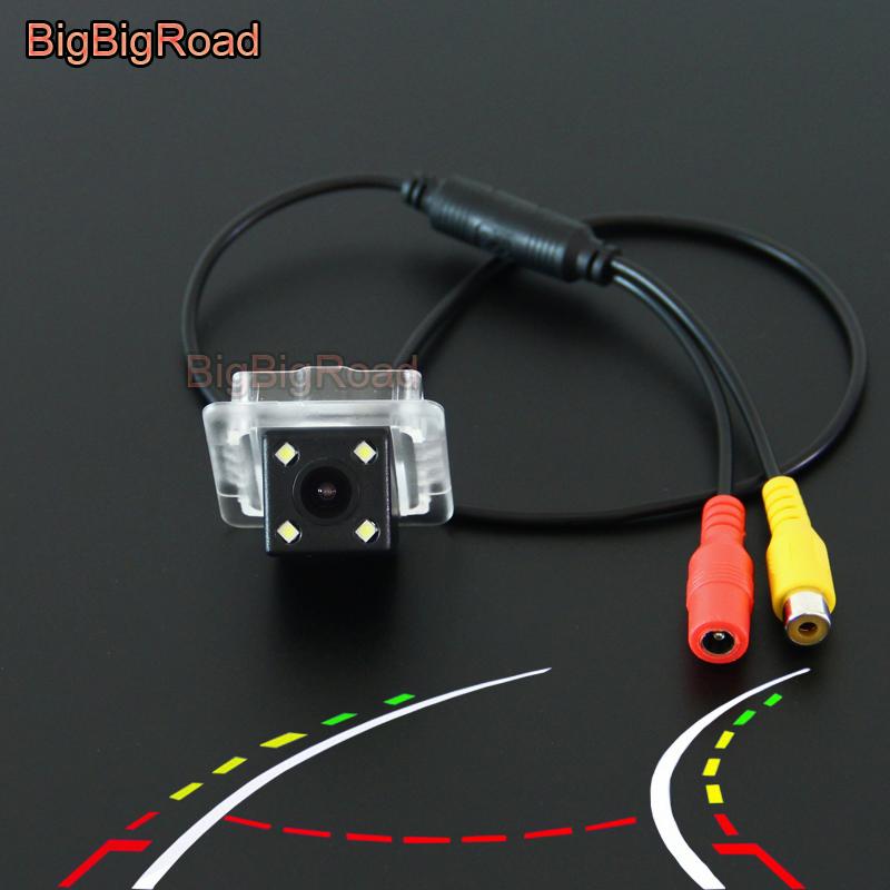 

BigBigRoad Car Intelligent Dynamic Trajectory Tracks Rear View Camera For Chery Tiggo 3 2014 2020 2020 Parking Camera waterproof