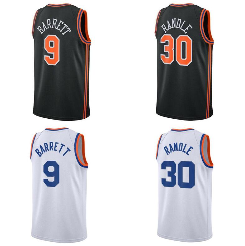 

Basketball Jerseys RJ Barrett jersey Julius Randle #30 Rose #4 2021-22 balck city jersey Men Youth S-XXL, With logo