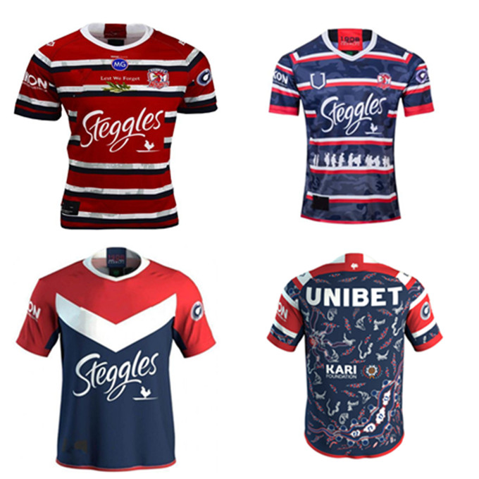 

2020 2021 high quality Sydney Rooster Australian hero men' adult Thai Rugby League Jersey, Beige