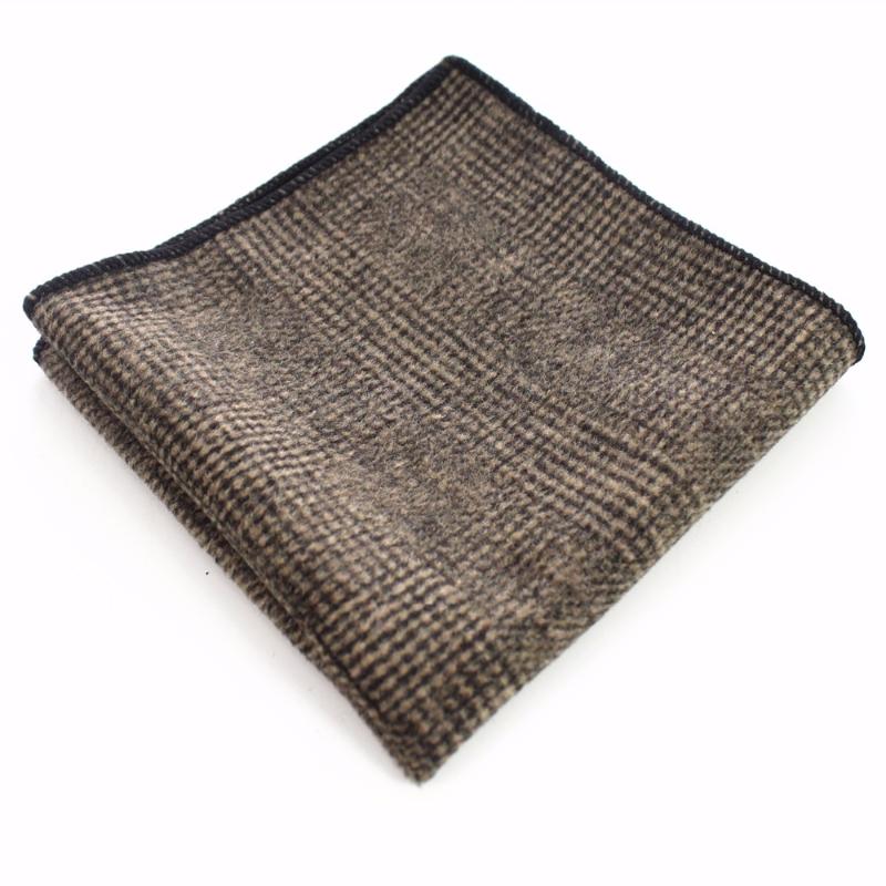 

GUSLESON Mens Wool Handkerchief Solid Color Pocket Square Pocket Towel for Suits Wedding Party Cashmere Hankies for Ladies Towel
