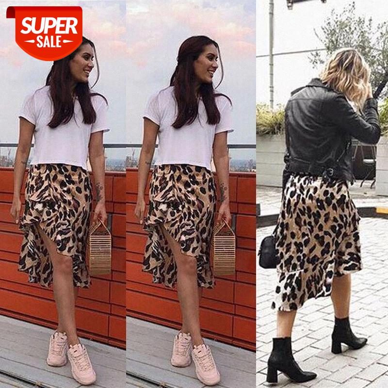 

Sexy Women Skirt Hot Fashion Women Leopard Print High Waist Skirt Ladies Evening Party Mini Skirts Lace Up Ruffles Pencil Skirts #5b8p, White;black
