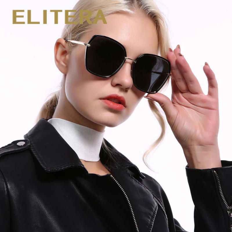 

Sunglasses ELITERA Brand Design Men Women Polarized Fashion Sun Glasses Square Vintage Retro Female Eyewear