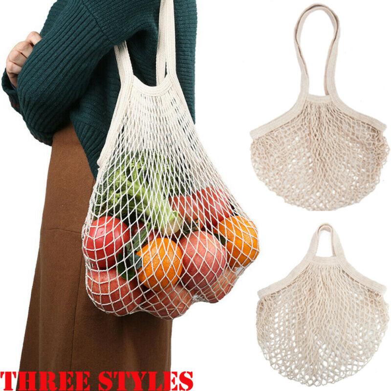 

2020 Mesh Shopping Bag Reusable String Fruit Storage Handbag Totes Women Shopping Mesh Net Cloth Bag Shop Grocery Tote Handbag