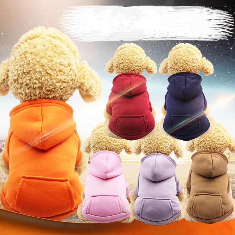 

Pet Dog Clothes For Small Dogs Clothing Warm Clothing for Dogs Coat Puppy Outfit Pet Clothes Large Dog Hoodies, Blue