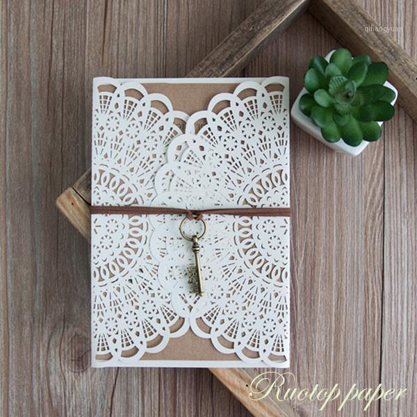 

1pcs Sample Excellent Quality Crystal Decorations Laser Cutting Wedding Invitation Cards RC118-031
