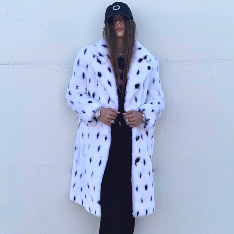 

Sale!!! 11.17 Winter Hot Fashion Thicken Keep Warm Mid-Length Ski Coat Women Cold Protection Fake Fur Outerwear Overcoat, As picture