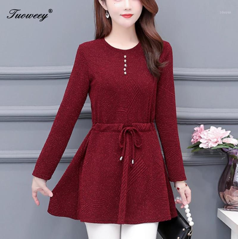 

4XL plus size Women vintage Blouses 2020 Fashion autumn long Sleeve solid Long Shirt Female Casual tops camisas mujer1, Burgundy