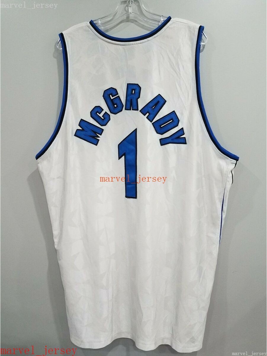 

Custom Stitched Rare Tracy McGrady 1 Jersey XS-6XL Mens Throwbacks jerseys Cheap Men Women Youth, As pic