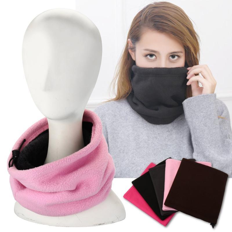 

5 Colors Unisex Neck Warmer Snood Winter Sports Skiing Skating Thermal Hat Scarf Outdoor Camping Hiking Polar Fleece Collar1, Grey