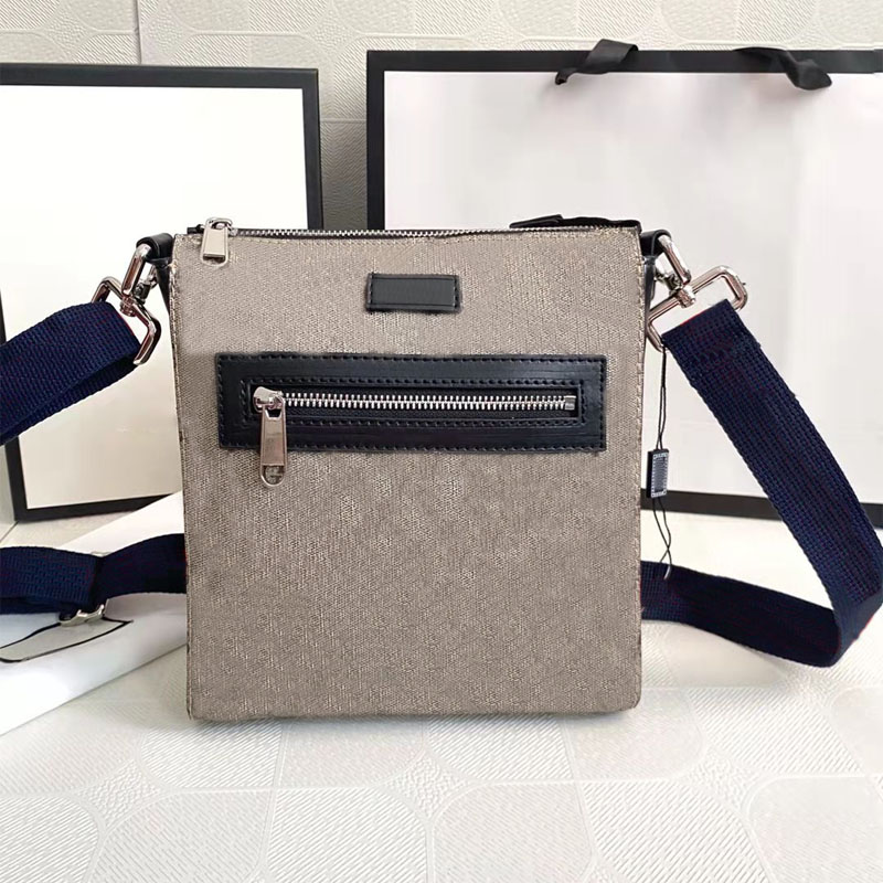 

Bestselling Men Cowhide Messenger Bag Casual Large Capacity Envelope Bags Plain Letter Soft Canvas Flap Single Interior Zipper Pocket Travel Outdoor MM Brown Black, G black