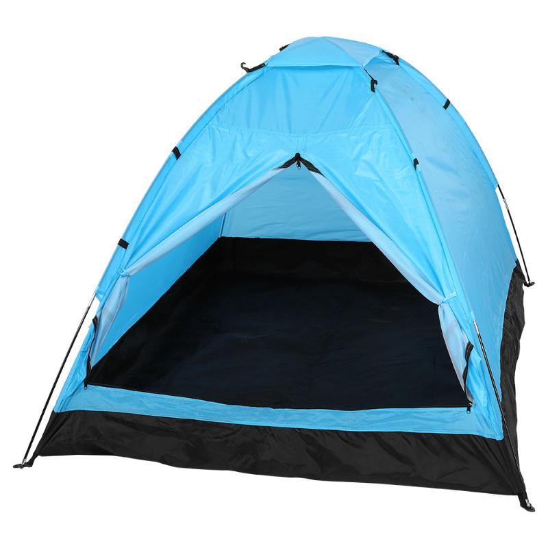 

Waterproof 2-Person Single Layer Portable Shelter Tent for Outdoor Camping Hiking Backpacking