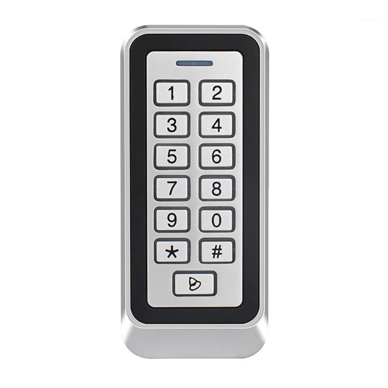 

1 Pcs Metal Waterproof Access Control Machine Metal Drawing On The Surface Waterproof And Dustproof Backlight Button1