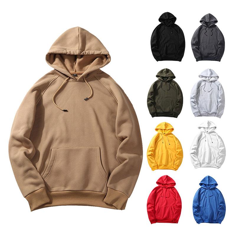 

New Casual Hoodie Fashion Hip Hop Street Wear Sweatshirts Skateboard Men/Woman Pullover Hoodies Male Orange Purple Yellow Green