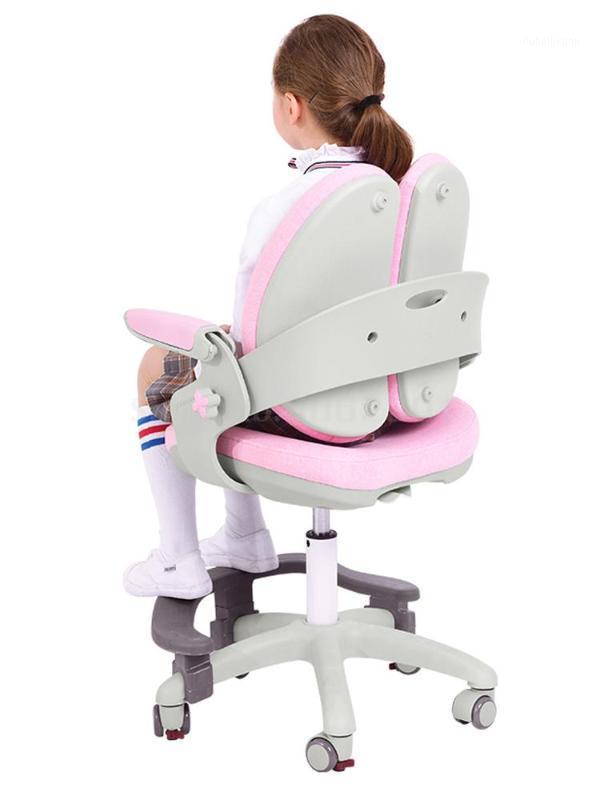

Children's Study Chair Primary School Students'home Desk Posture Adjustable Lifting Chair Stool1