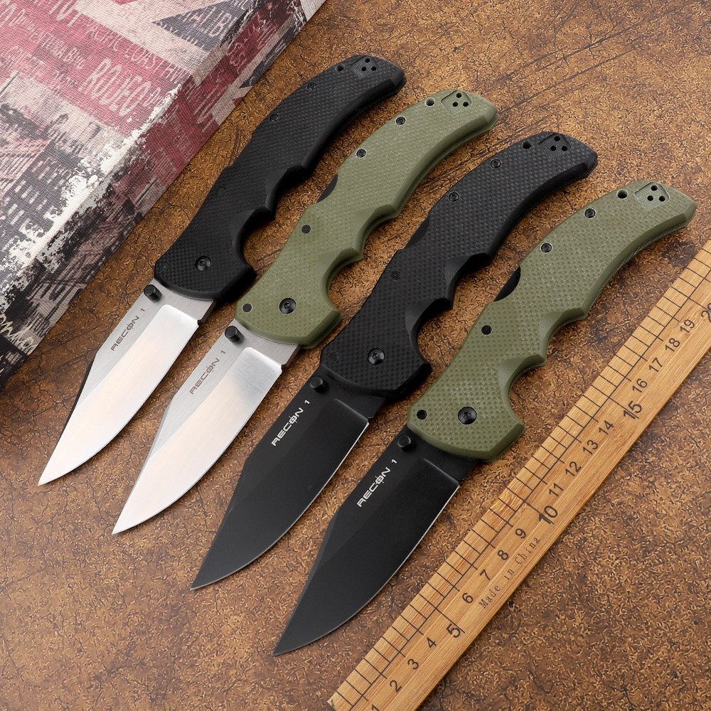 

Outdoor tactics brand new cold steel RECON 1 S35VN steel blade G10 handle camping hunting self-defense EDC tool folding knife