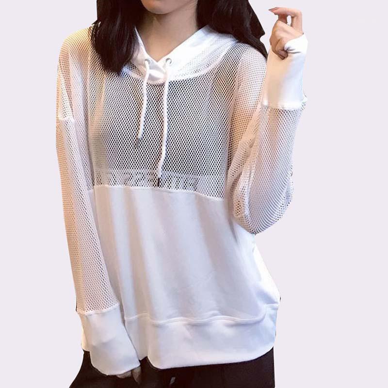 

Women Sports Shirts Quick Dry Yoga Top Running Gym Clothes Hooded Fitness Breathable Sportswear jogging Sport Shirt Jacket1, Black