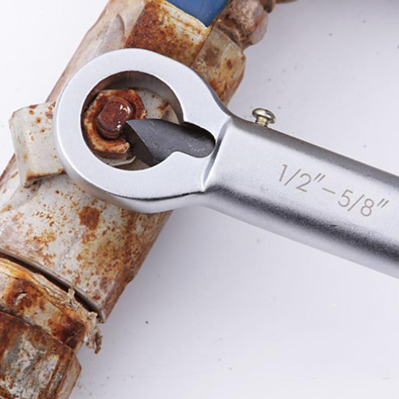 

1/2''-5/8'' & 5/8"-7/8" Sliding Tooth Nut Remover Break Manually Metal Nut Break Pressure Tool Splitter Cracker Remover