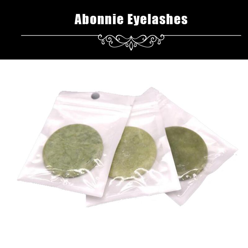 

2pcs/5pcs/lot Round Jade Stone Eyelash Extension Glue Adhesive Pallet Stand Holder False Eyelash Makeup Tool
