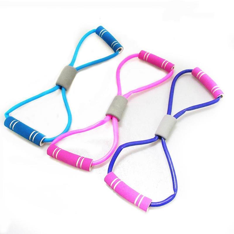 

Eight-shaped Tensioner Fitness Resistance Chest Expander Back Rope Practice Pull Rope Chest Expansion Elastic Rubber
