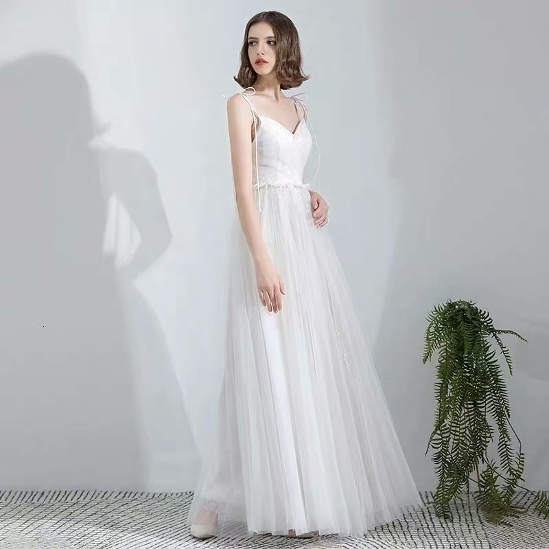 

2021 New Simple Bride, Tule's Wedding Dress Dressed Robe Soiree, Engaged to Be*1087*robe Mari E-up 9RUA, Same as the photos