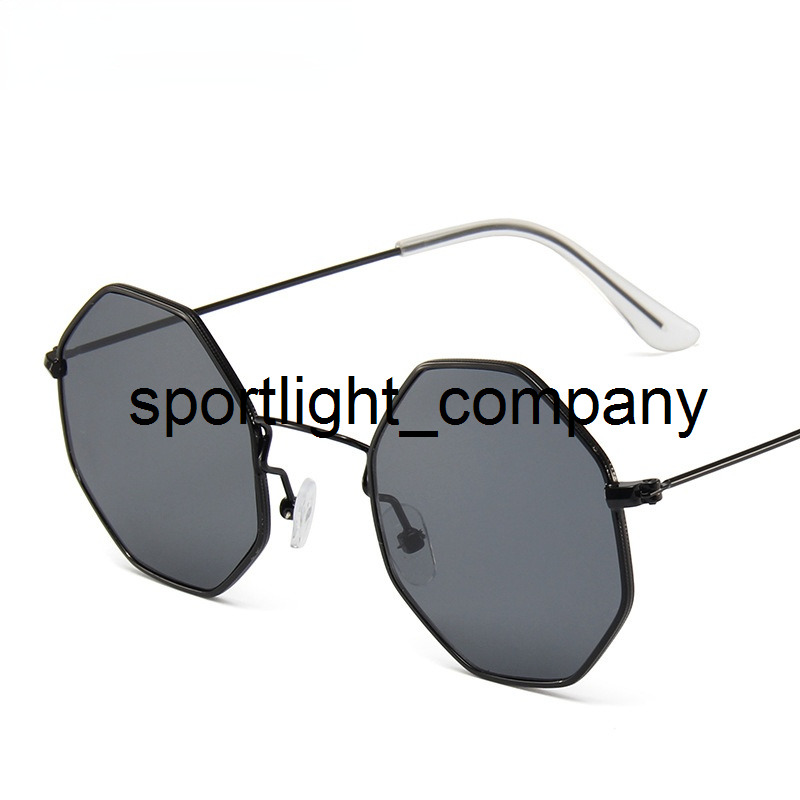 

2022 Women Fashion Tea Gradient Sunglasses Ocean Water Cut Trimmed Lens Metal Curved Temples Female UV400 Polarized Sun Glasses