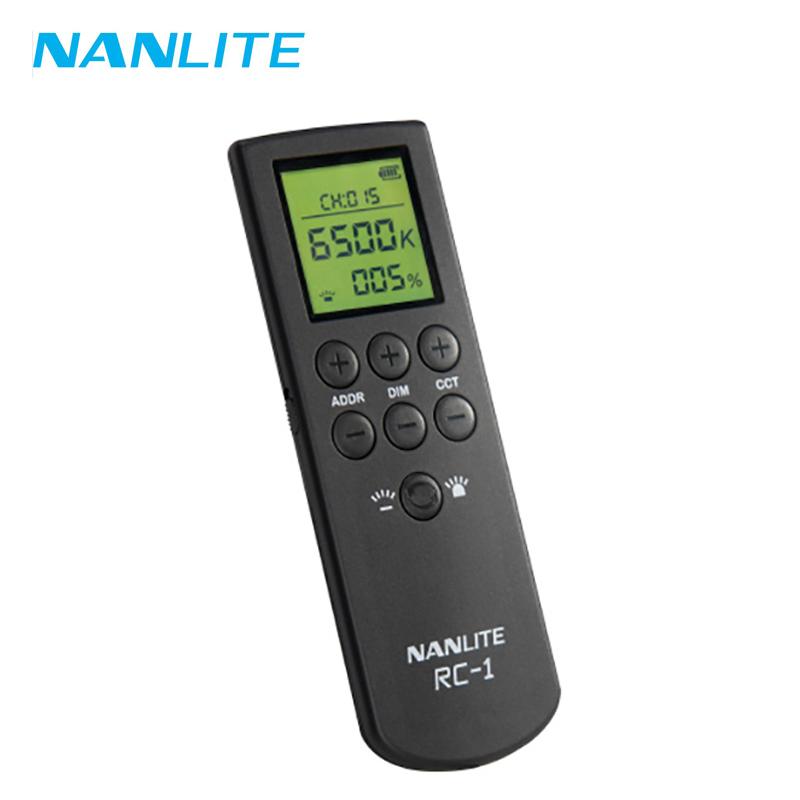 

Nanlite Controller Nanguang RC-1 2.4G Wireless Remote Controller for 6C 60W 60B 60 Light Accessories Smart dimming