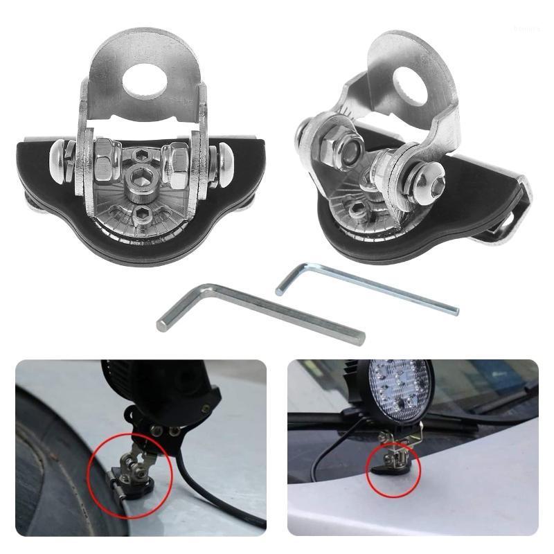 

adjustable light bar bracket mount stainless steel led work light fog lamp spotlights 4x4 auto engine cover mounting clamp1