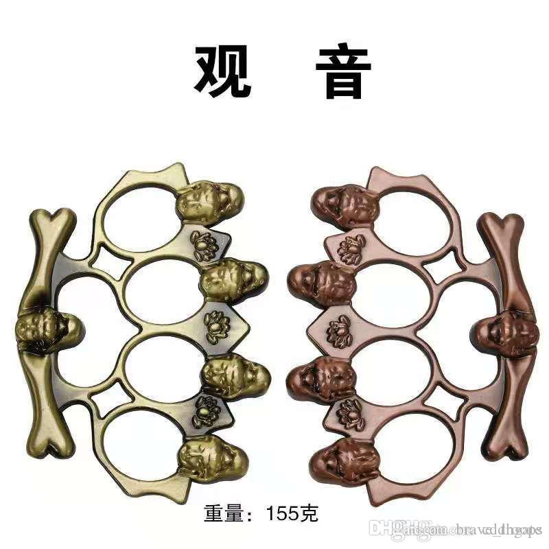 

Iron Town crisis four rings self defense weapon tiger hand glove buckle children support ring fist boxing defense spare parts