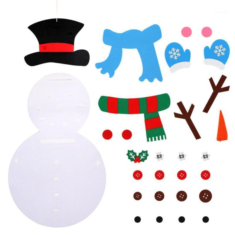 

Christmas Tree Decoration Snowman Felt Christmas Ornament Snowman Tree Decorations1