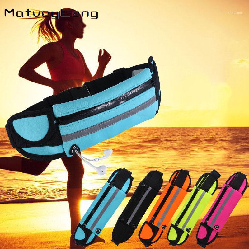 

Running bag sports waist bag outdoor mobile phone anti-theft personal stealth multifunctional men and women marathon belt mobile1, Sky blue