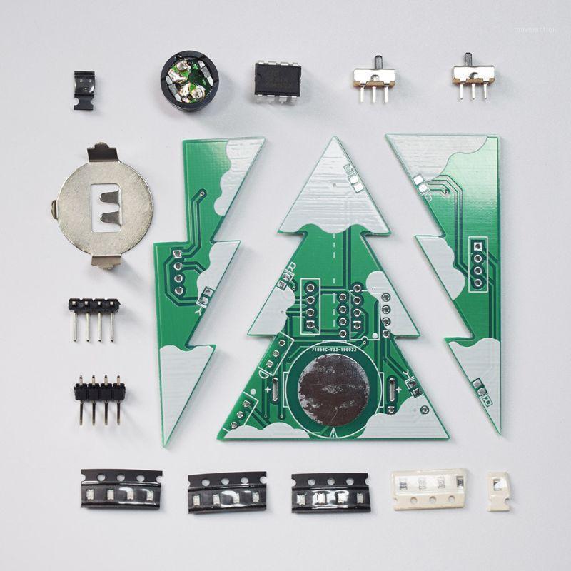 

3D Mini PCB Stereo Christmas Tree DIY Music Kit Circuit Electronic DIY Kits Gift1