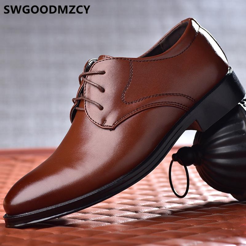 

Mens Dress Shoes Italian Brand Men Formal Shoes Coiffeur Brown Dress Official For Men Wedding Zapatos Oxford Hombre, Black