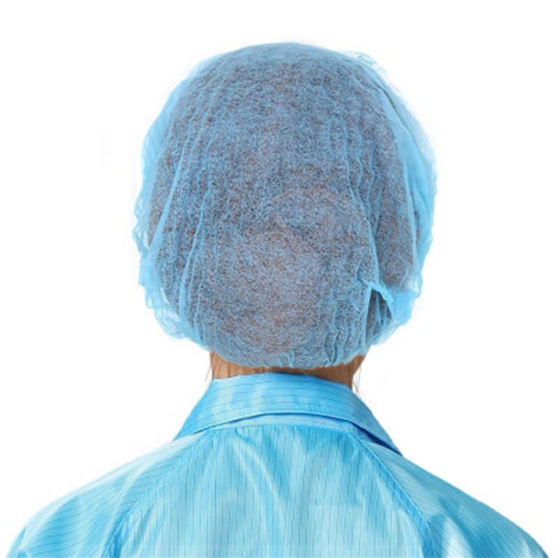 

100pcs Disposable Non-woven Blue Hair Nets/caps Spa Hair Salon Beauty Caps Head Cover For Services Dustproof Hat #YJ, 100pc