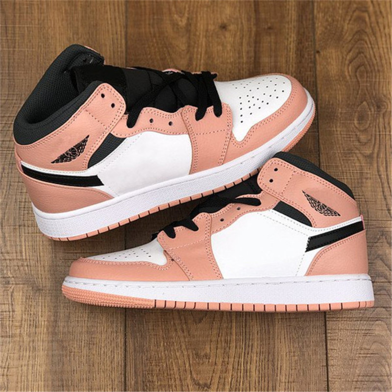 

1 Mid WMNS Quartz Athletic Designer Shoes us5.5-11 Sail Fashion 1s Cherry Pink Foam Sport Sneakers, 01