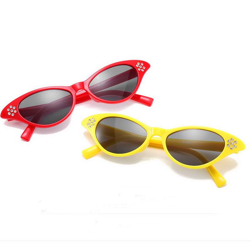 

2020 New Fashion Brand Designer Diamond Crystal Sunglasses for Women Cat Eye Glasses gafas de sol mujer