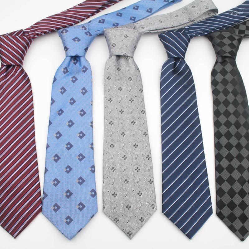 

Neck Ties Standard 100% Natural Silk Tie For Mens Formal Shirt Geometric Striped Cube 8CM Width Wedding Party Gifts Men Gift1