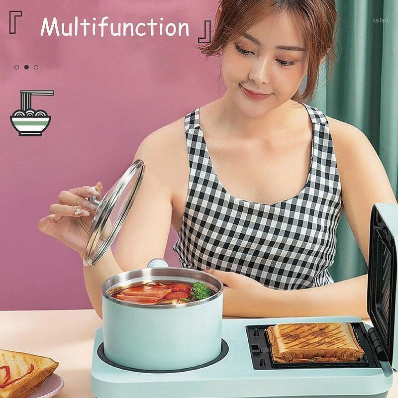

3-In-1 Electric Breakfast Machine Multi-Function Frying Pan Mini Cooking Pan Household Bread Pizza Sandwich Frying 220V ZCJ11