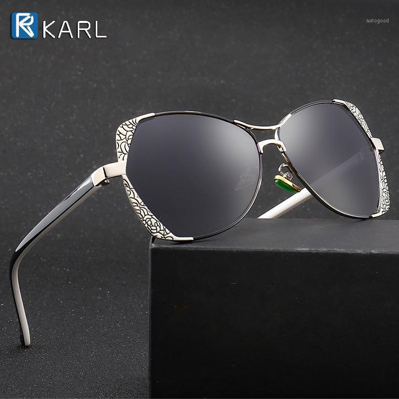

Sunglasses 2021 Ladies Polarized Sun Glasses Designer Cat Eye For Women Shades Pink Blue Eyewear Vintage UV4001