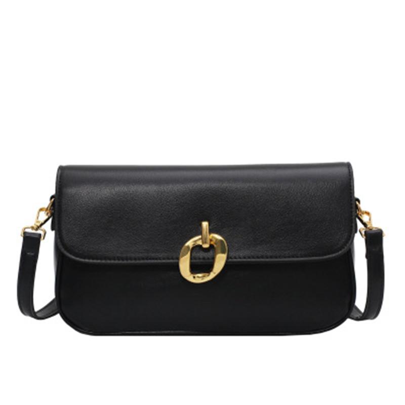 

Female bag 2021 new fashion messenger bag simple one shoulder small square