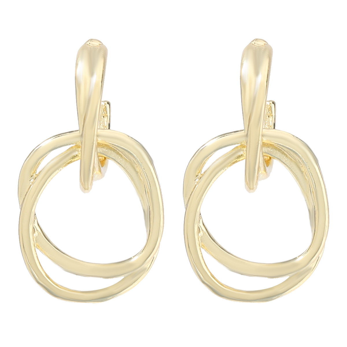 

Women Gold Dangle Earrings High Polished Shiny Drop Daily Earrings Women Christmas Gift Fine Jewelry Accessories for Women, Silver