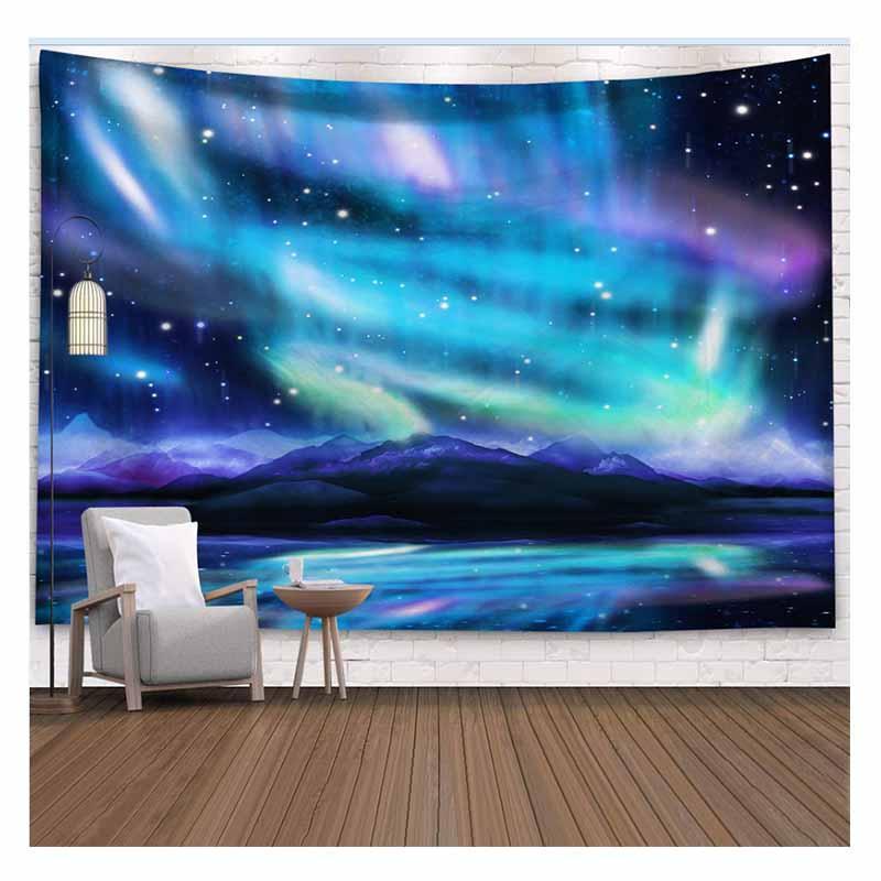 

Starry Starlight Tapestry Wall Hanging Scenery Hippie Wall Tapestry Trippy Art Decor Blanket Sheet1