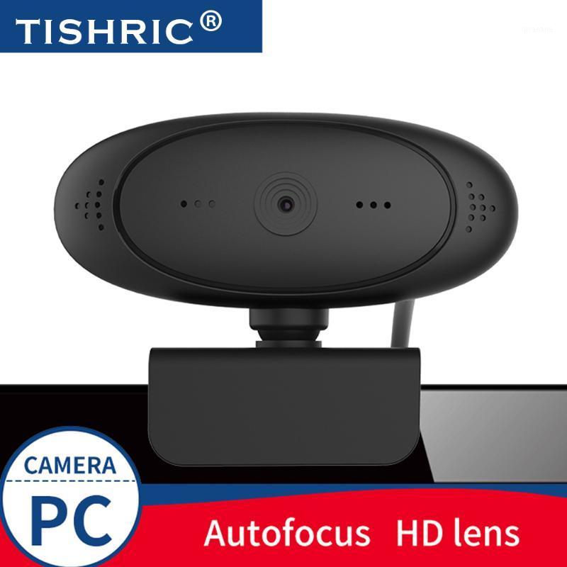 

TISHRIC Full HD Webcam 1080p Autofoucs Camera PC Webcam With Microphone Cam For Laptop Computer USB Camera With Noise Reduction1